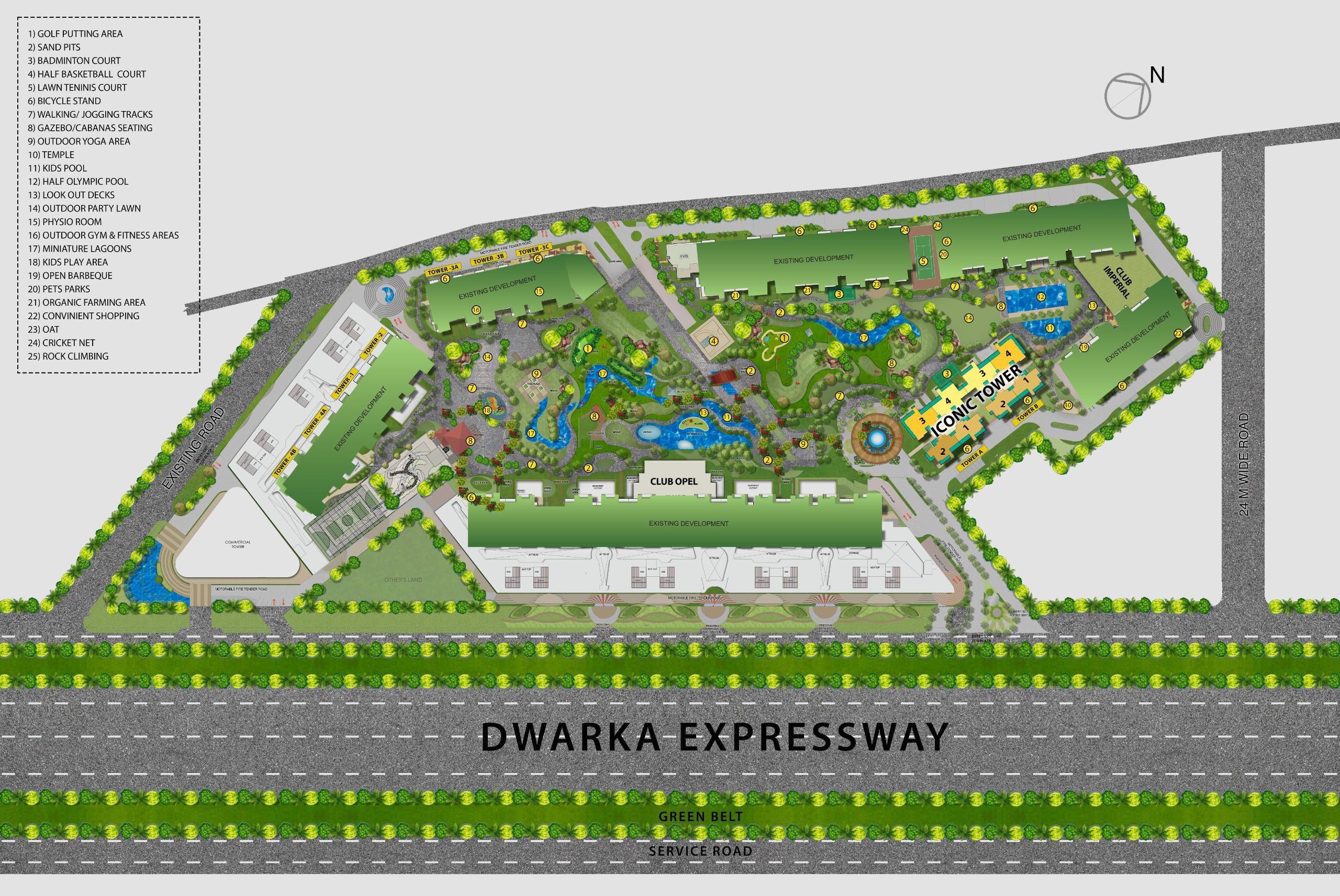 M3M St. Andrews ground floor plan
